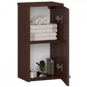 Ak furniture Závesná kúpeľňová skrinka Fin 30 cm wenge