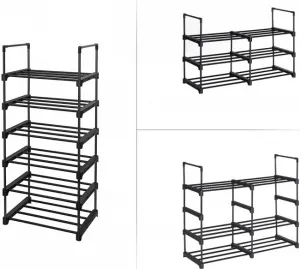 SONGMICS Botník Rezula 106 cm černý