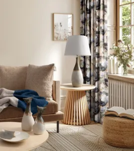 ArtFir Stolná lampa KATIA 01 | krémová 28 x 73 cm