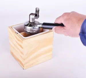 JoeFrex odklepávač na kávu, hranatý, prírodné drevo