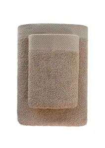Faro Bavlnený froté uterák BOHO 50x90 cm béžový
