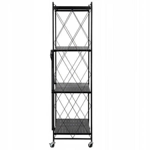 TP Living Skladací regál AZIONE 72x127 cm čierny