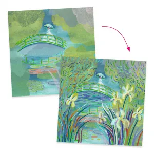 Kreatívna hra - Claude Monet - Triptych s leknami