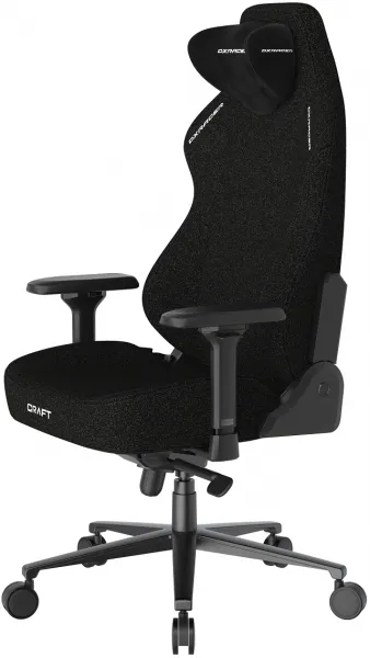 Herná stolička DXRacer CRAFT čierna, látková