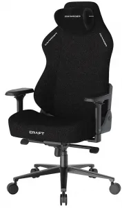 Herná stolička DXRacer CRAFT čierna, látková