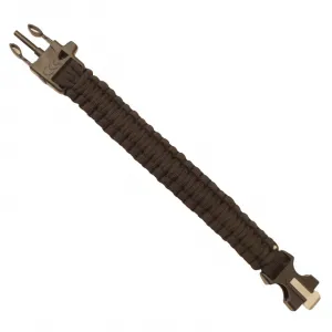 Highlander Paracord - trojzubec, píšťalka, křesadlo olivovo zelená