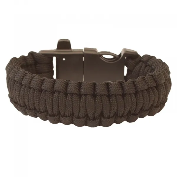 Highlander Paracord - trojzubec, píšťalka, křesadlo olivovo zelená