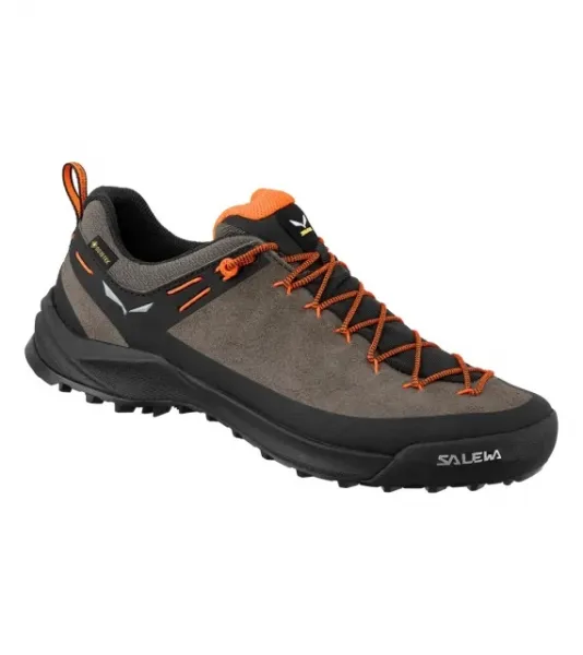 Pánska nízka turistická celokožená obuv SALEWA Wildfire Leather GTX M dark denim black