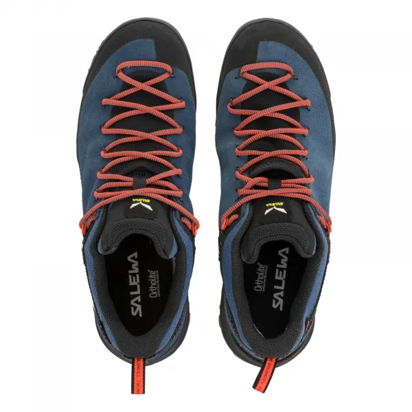 Pánska nízka turistická celokožená obuv SALEWA Wildfire Leather GTX M dark denim black