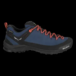 Pánska nízka turistická celokožená obuv SALEWA Wildfire Leather GTX M dark denim black
