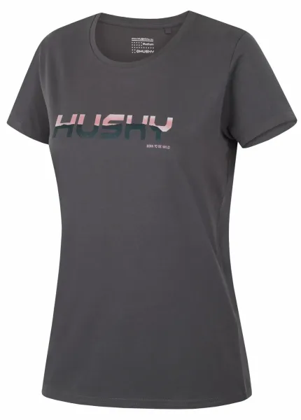 Women's cotton T-shirt HUSKY Tee Wild L white