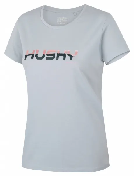 Women's cotton T-shirt HUSKY Tee Wild L white