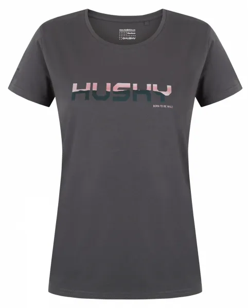 Women's cotton T-shirt HUSKY Tee Wild L white