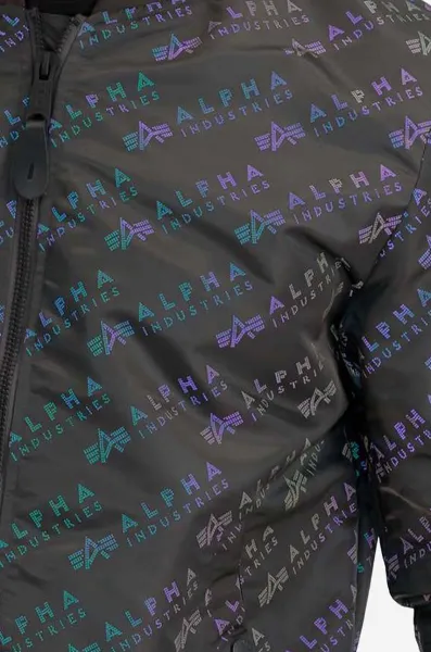 Obojstranná bunda bomber Alpha Industries MA-1 LW AOP Rainbow Ref. 106109 136