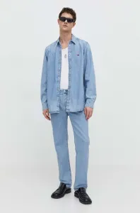Rifľová košeľa Diesel D-SIMPLY CAMICIA