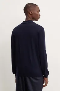 Vlnený sveter A.P.C. polo jacob logo
