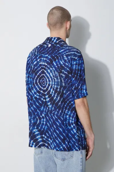 Košeľa Marcelo Burlon Aop Soundwaves Hawaii Shirt