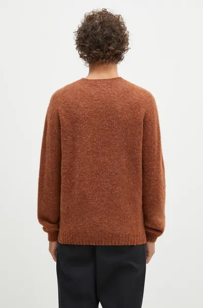 Vlnený sveter Norse Projects Birnir Brushed Lambswool