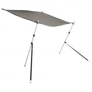 vidaXL Tieniaci nadstavec v tvare T antracitový 170x208x(115-183) cm