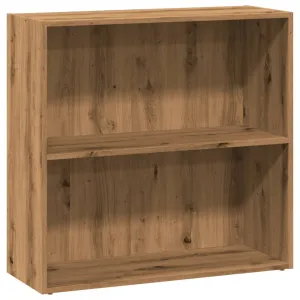 vidaXL Knižnica dub artisan 80x30x77 cm kompozitné drevo