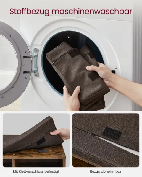 SONGMICS Botník Vasagle Endersen 78,5 cm hnědý/černý
