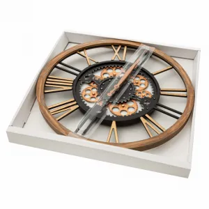 ArtFir Nástenné hodiny 63 | čierna 50 cm
