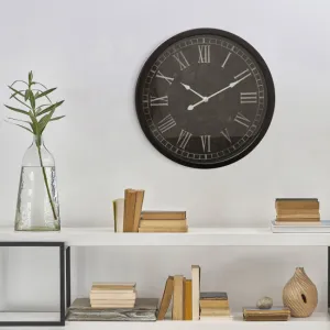 ArtFir Nástenné hodiny 68 | čierna 40 cm