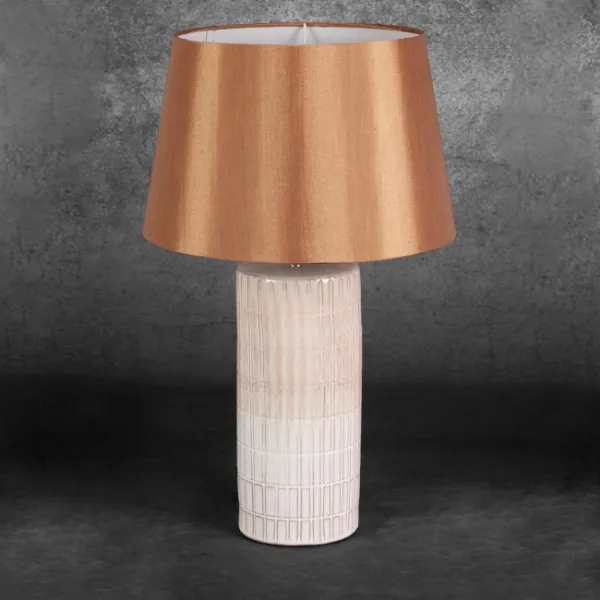 Dekoratívna lampa EDNA 01 krémová