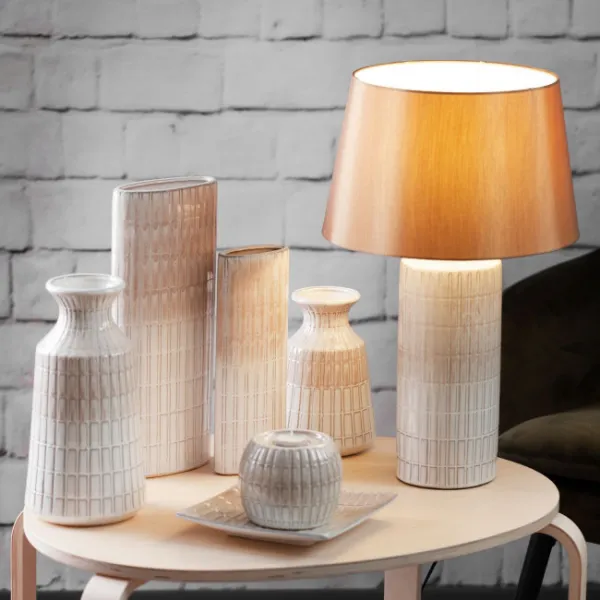 Dekoratívna lampa EDNA 01 krémová
