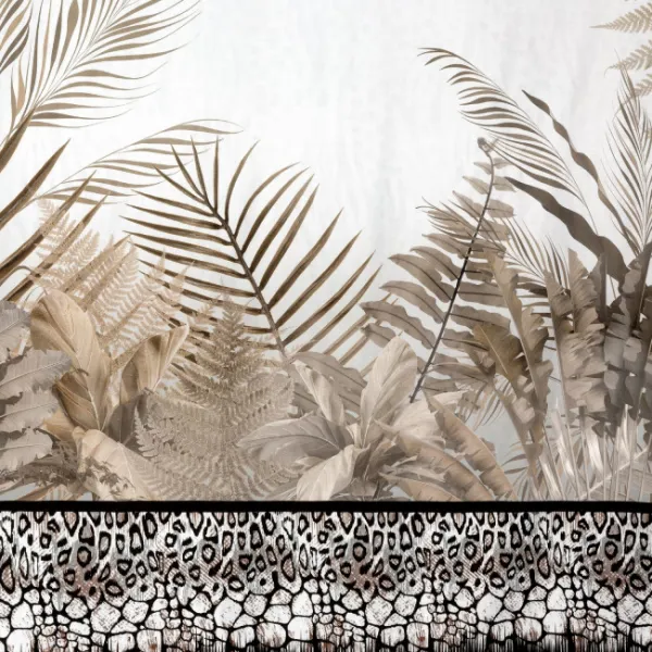 ArtFir Obliečky na dvojlôžko EVA 17 | sivá/béžová 220 x 200 cm