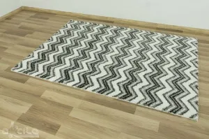 Koberec Onyx 5172 Cik cak bielý