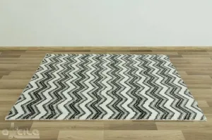 Koberec Onyx 5172 Cik cak bielý