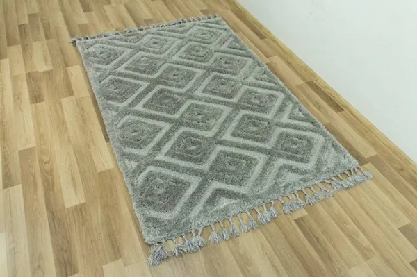 Koberec Berber 6846 l.3D sivý