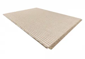 Koberec JUTE 3650 so strapcami krémový / béžový