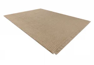 Koberec JUTE 3651 so strapcami, tmavobéžový