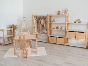 Woodisio Stôl ANIMAL Farba: Prírodné drevo