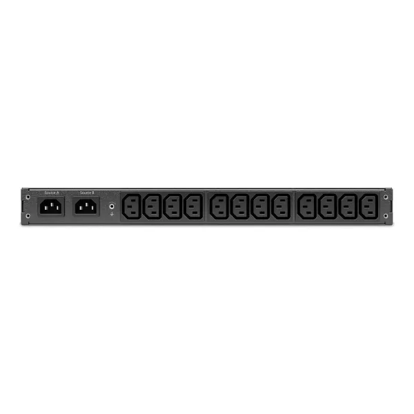 APC Rack ATS, 230V, 10A, (12)C13 out, IEC-320 C14 (2)