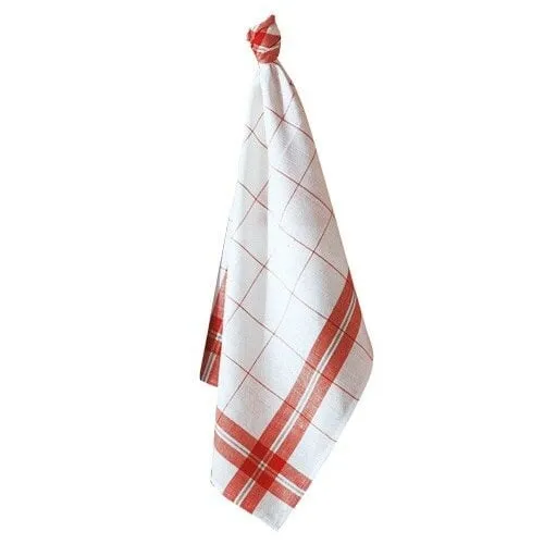 Kockovaná utierka ľan/bavlna, súprava 4 alebo 8 ks