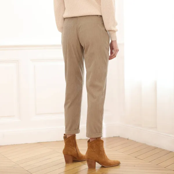7/8 menčestrové chino nohavice