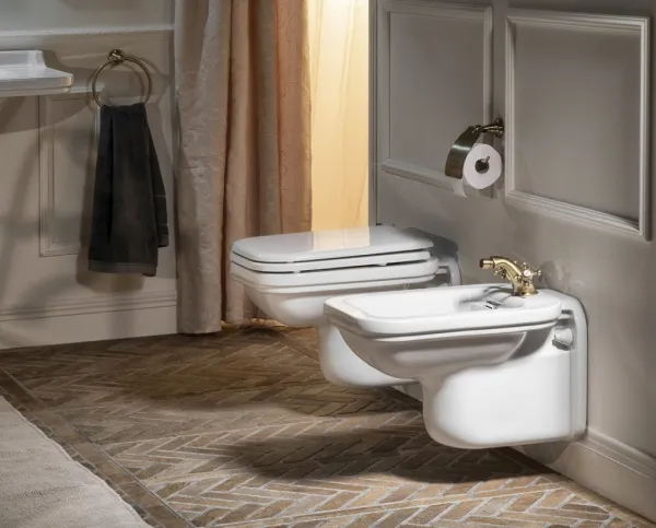 KERASAN - WALDORF bidet závesný 37x55cm, biela 4125K1