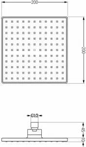 MEXEN/S - Uno DR02 sprchová zostava podomietková, chróm 71435DR02-00