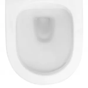 PRIM předstěnový instalační systém s chromovým tlačítkem 20/0041 + WC REA Carlo Flat Mini Rimlesss + SEDADLO PRIM_20/0026 41 CF1