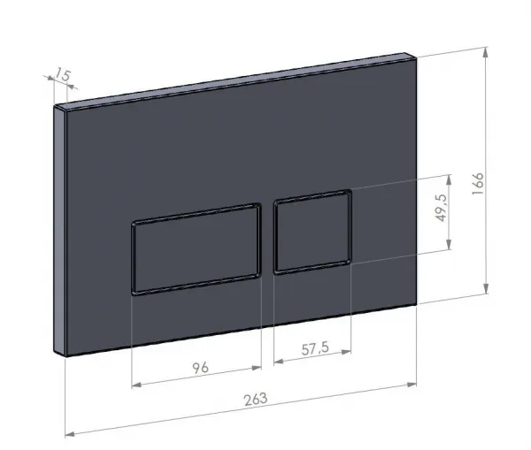 PRIM předstěnový instalační systém s chromovým tlačítkem 20/0041 + WC REA Carlo Flat Mini Rimlesss + SEDADLO PRIM_20/0026 41 CF1