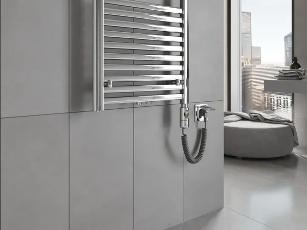 MEXEN/S - Hades radiátor + vykurovacia tyč 1800 x 600 mm, 900 W, chróm W104-1800-600-2900-01