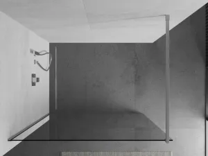 MEXEN/S - KIOTO Sprchová zástena WALK-IN 70x200 cm 8 mm, chróm, transparent 800-070-101-01-00