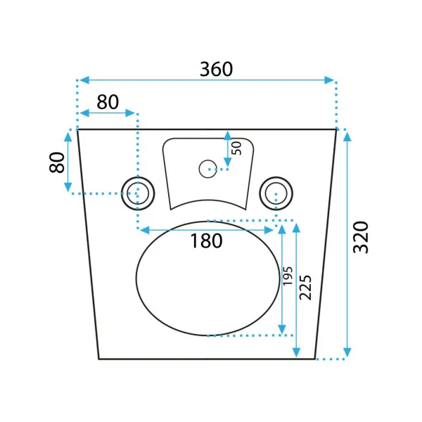REA - Sada závesnej WC misy CARLO Flat Mini Rimless + závesného Bidetu CARLO Mini KPL-C2760