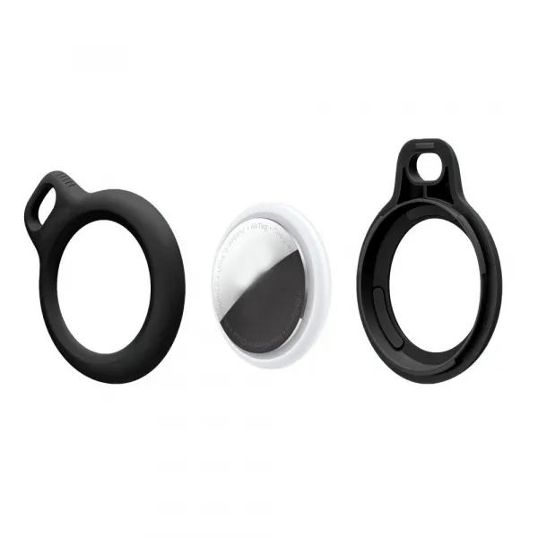 Tech-Protect Rough Chain kryt na Apple AirTag 2ks, čierny