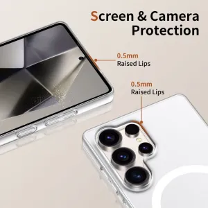 Tech-Protect MagSlim MagSafe kryt na Samsung Galaxy S25 Ultra, strieborný