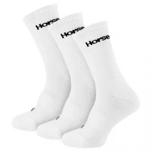 HORSEFEATHERS Ponožky Delete Premium 3Pack - white WHITE velikost 5 - 7