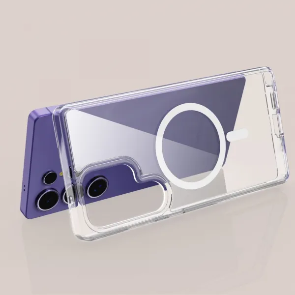 Tech-Protect Flexair Hybrid s MagSafe, Samsung Galaxy S25 Ultra, priehľadný